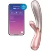 Vibromasseur Rabbit Chauffant Connecté Satisfyer Hot Lover