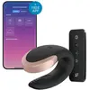Satisfyer Double Love Vibrator for Couples Luxury Black