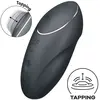Satisfyer Tap Climax 1 Sensual Tapping Lay-On Vibrator Grey 1ut