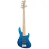 Sadowsky MetroLine 24-5 Modern Ash Blue Transparent Satin basse électr...