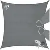 Tectake Voile d'ombrage triangulaire Rectangulaire avec une protection UV 50+