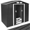 TECTAKE Abri de jardin métal 2,7 m² toiture 2 pans