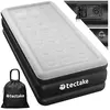 TECTAKE Matelas Gonflable Pour 1 Personne Noir/Blanc