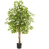 TECTAKE Ficus artificiel FIDA à l'aspect naturel - 160 cm