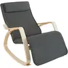 TECTAKE Fauteuil à bascule Onda