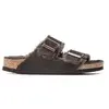 Sandales Birkenstock Shealing Narrow vert foncé marron - 36
