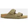 Sandales femme Birkenstock Arizona Suede Vert 39 Étroit 1019088