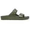 Birkenstock - Arizona EVA - Sandales taille 46 - Regular, vert olive