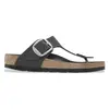 Birkenstock Gizeh Big Buckle Oiled Le Colour Noir - 41