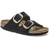 Mules plates Arizona Big Buckle en cuir Birkenstock