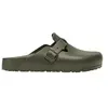 Birkenstock Boston EVA - Sandales Khaki 36 - Étroit