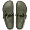 Birkenstock Boston Eva Womens, Dark Green EU39 UK5+ 5+