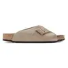 Sandales femme Birkenstock Arosa Suede Leather Beige 37 1023852