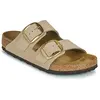 Birkenstock  Arizona Big Buckle Nubuck Leather Sandcastle Regular, Sandcastle, 37 EU