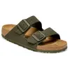 Sandales cuir suède Birkenstock Arizona Vert 42 1025657