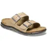 Birkenstock - Arizona CT W LEOI - Sandales femme Tabacco Brown - 38 - ...