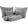 Coussin gris 65 cm 90 cm