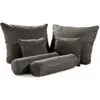 Coussin gris 65 cm 90 cm COUSSINS BOXSPRING