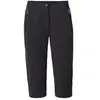 Vaude - Women's Farley Stretch Capri III - Pantalon de trekking taille 40, noir