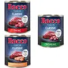 Lot mixte Rocco Classic 6 x 800 g pour chien - Mix exclusif : boeuf pur, boeuf/saumon, boeuf/canard