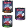 Lot mixte Rocco Classic 6 x 800 g pour chien - Mix gibier : boeuf/gibier, boeuf/renne, boeuf/sanglier