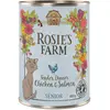 6x400g Senior Senior poulet, saumon Rosie's Farm - Pâtée pour chat