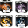 6x200g lot mixte (2 x pur poulet, 2 x poulet & Sterilised, 1x poulet, lapin) Wild Freedom nourriture humide pour chat