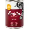 6x400g Smilla boeuf boeuf, poulet - Pâtée pour chat