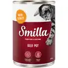 6x400g Smilla boeuf boeuf, dinde - Pâtée pour chat