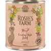 6x800g Rosie's Farm Adult boeuf - Pâtée pour chien
