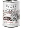6x400g Strong Lands, porc Wolf of Wilderness - Pâtée pour chien