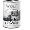 6x400g Black Rocks, chèvre Wolf of Wilderness - Pâtée pour chien