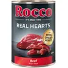 6x400g Real Hearts boeuf Rocco - Nourriture pour chien
