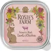 16x100g agneau, poulet Adult Rosie's Farm nourriture humide pour chat