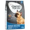 4kg Concept for Life Bouledogue français Adult - Croquettes pour chien