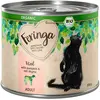Lot Feringa Organic bio Adult 12 x 200 g pour chat - Adult veau, potir...
