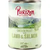 6x400g Adult filet de poulet, saumon, agneau Purizon Boîtes pour chat : -15 % !
