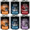 Lot mixte découverte Wild Freedom Adult - 6 x 400 g (2 x poulet, 2 x c...