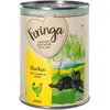 5x410g poulet, potiron, menthe à chat Menus à la viande Single Meat Feringa pour chat + 1 boîte offerte !
