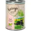 5x410g veau, brocolis, pissenlit Menus à la viande Single Meat Feringa pour chat + 1 boîte offerte !