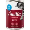 6x400g Smilla boeuf boeuf, poisson - Pâtée pour chat