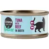 6x70g Cosma Nature thon, boeuf - Pâtée pour chat