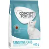 Offre d'essai : croquettes Concept for Life 400 g pour chat  - Sensitive Cats