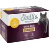 6x100g Smilla Sterilised en barquettes dinde, fromage - Pâtée pour chat