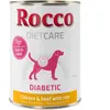 6x400g Rocco Diet Care Diabetic poulet, boeuf - Pâtée pour chien
