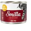 6x200g Smilla boeuf boeuf, poulet - Pâtée pour chat