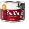 6x200g Smilla boeuf boeuf, dinde - Pâtée pour chat