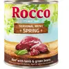 24x800g Rocco Menu de printemps agneau, haricots verts - Pâtée pour ch...