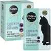 12x40g Cosma Soup blanc de poulet, saumon, courgette, carotte - Pâtée ...