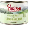 6x200g Adult : filet de poulet, saumon, agneau Purizon Boîtes pour chat : -15 % !